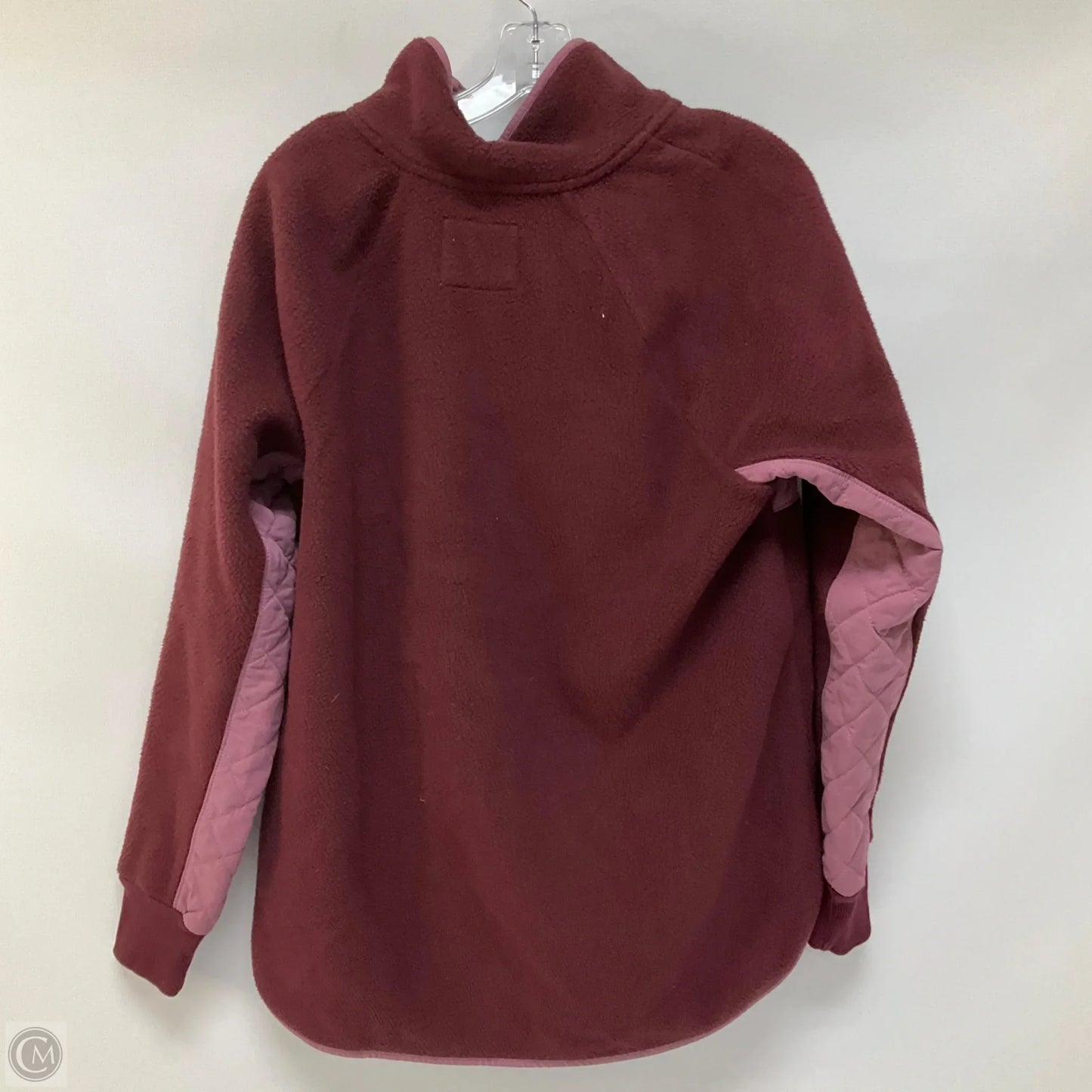 Sweatshirt Collar By Abercrombie And Fitch In Pink, Size: L