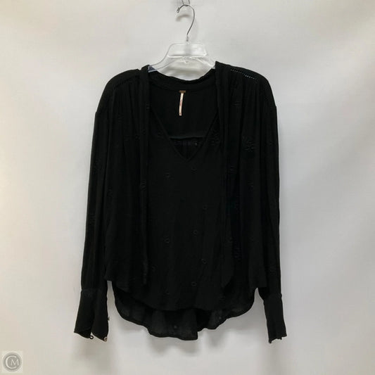 Top Long Sleeve By Free People In Black, Size: Xs