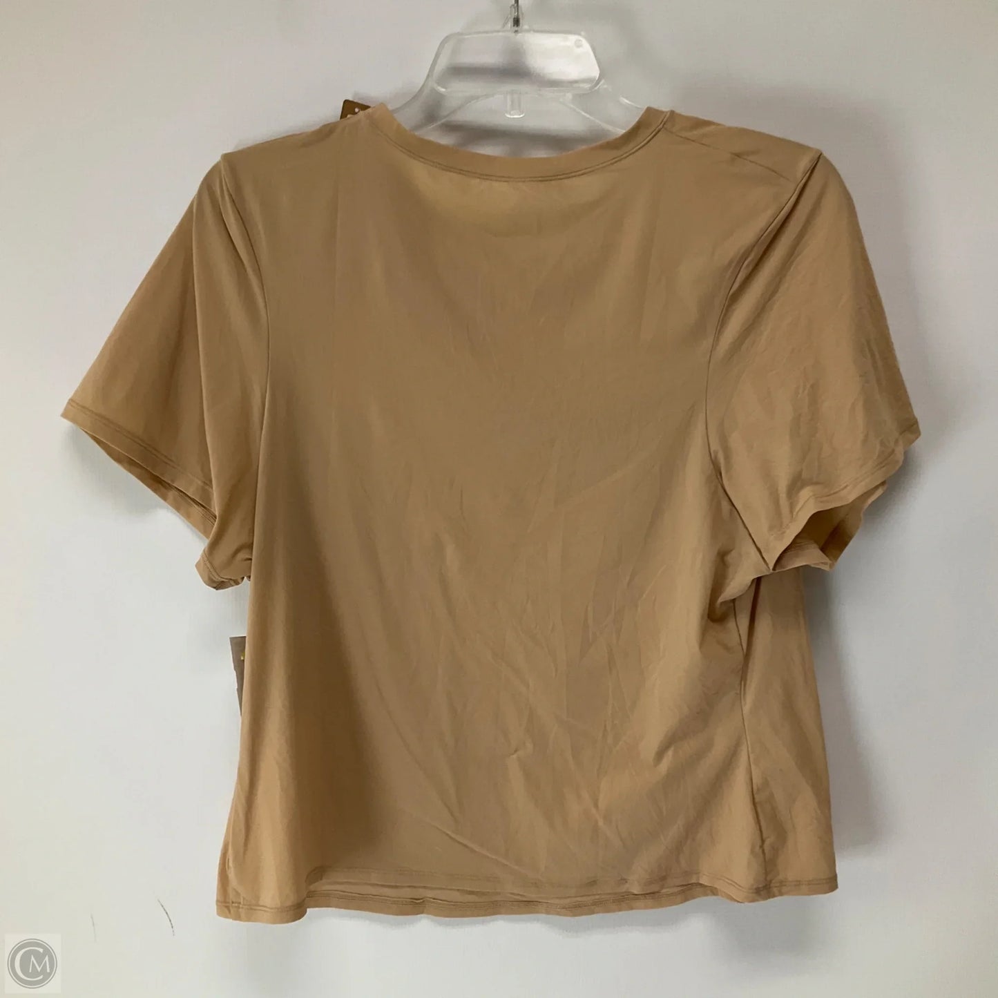 Top Short Sleeve By Skims In Tan, Size: 3x
