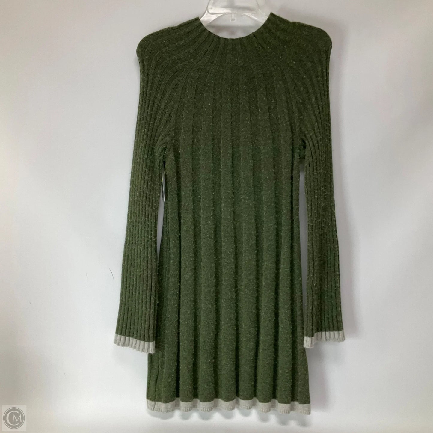 Dress Casual Midi By Anthropologie In Green, Size: Xs