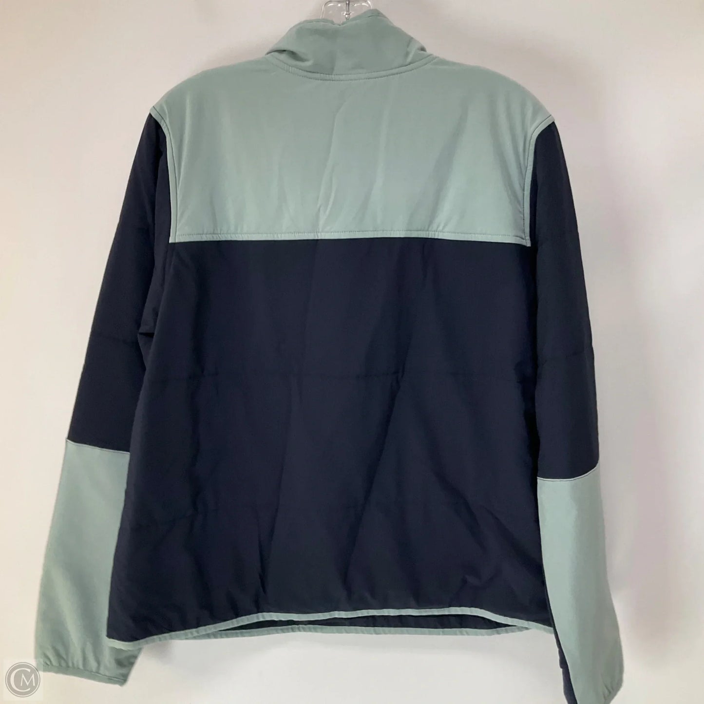 Athletic Top Long Sleeve Collar By The North Face In Blue, Size: Xl