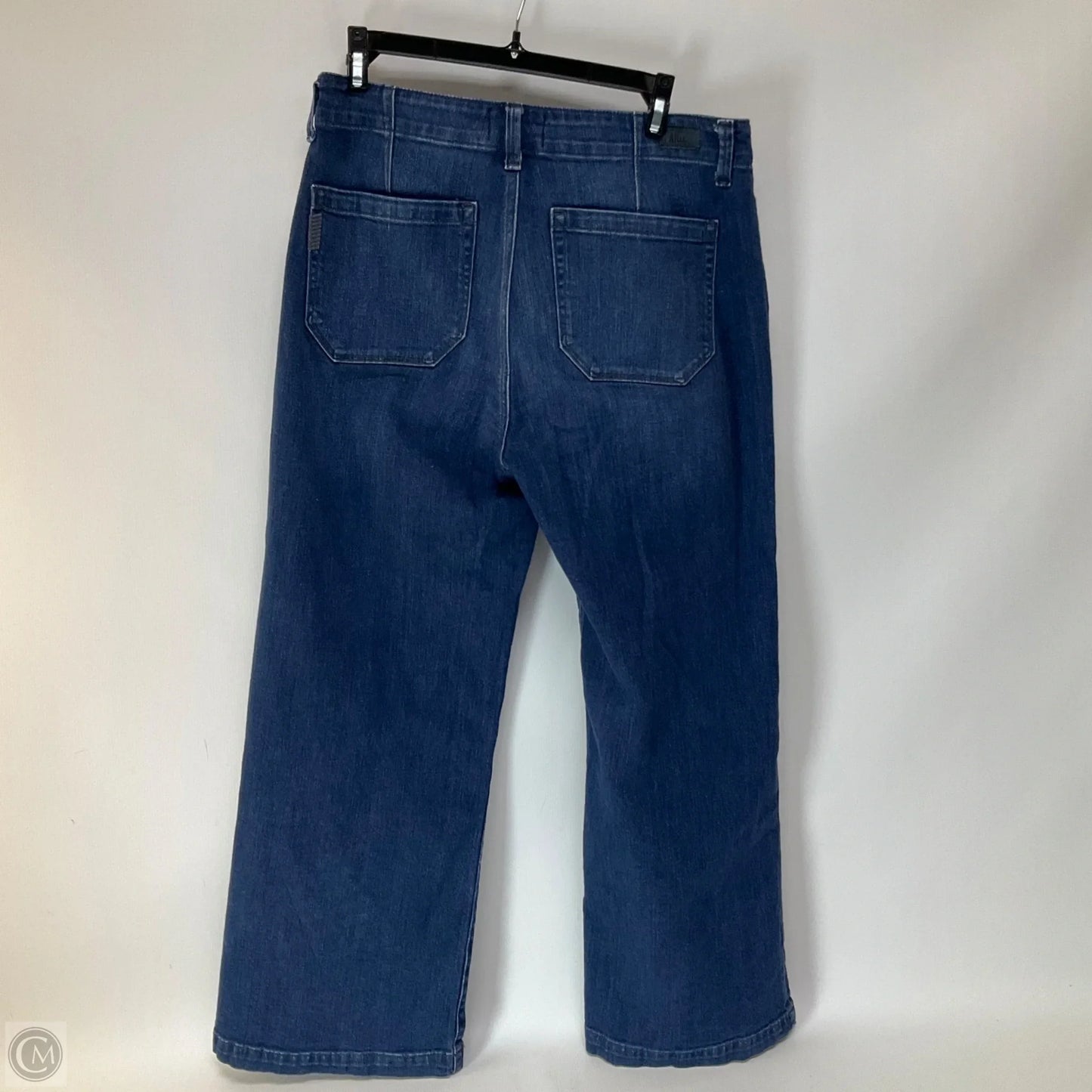 Jeans Wide Leg By Paige In Blue Denim, Size: 8