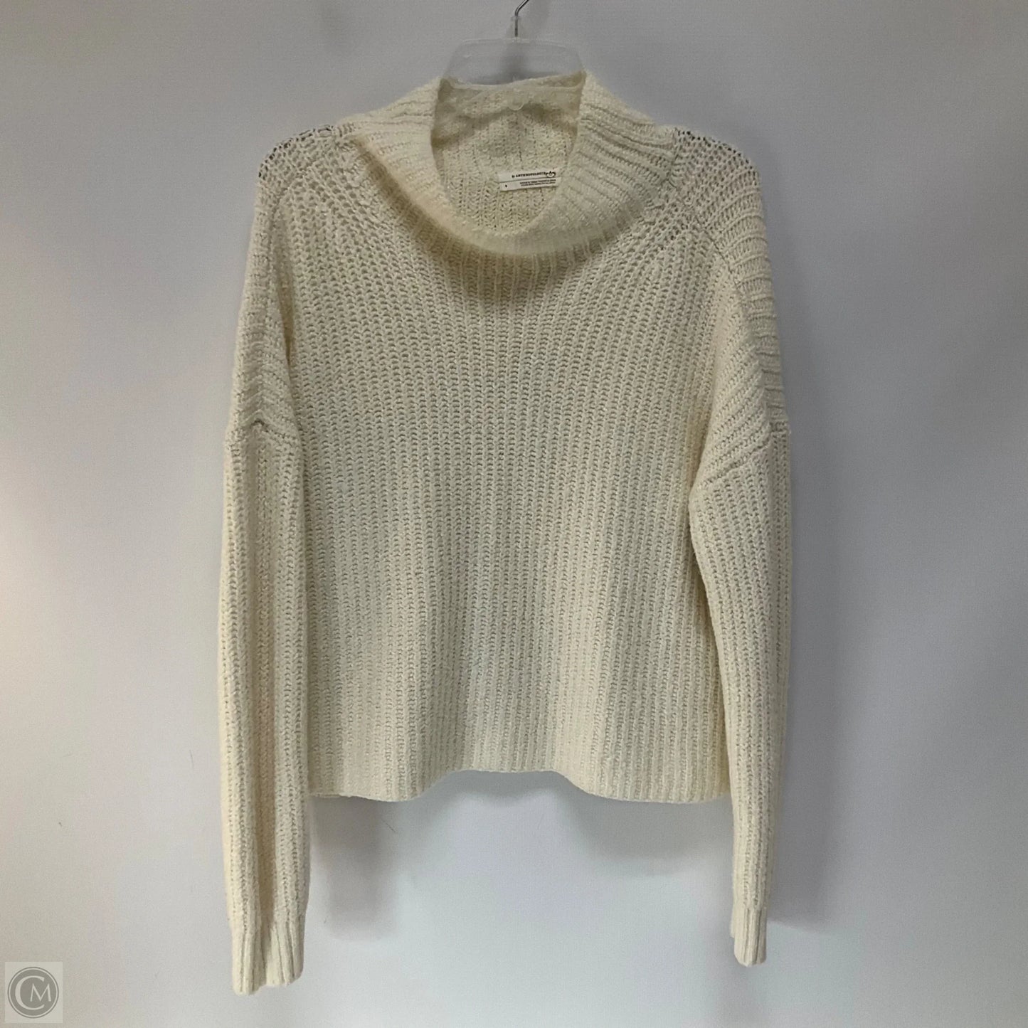 Sweater By Anthropologie In Cream, Size: S