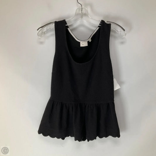 Top Sleeveless By Postmark In Black, Size: M