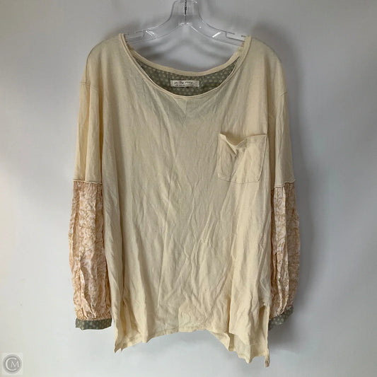 Top Long Sleeve By We The Free In Floral Print, Size: L