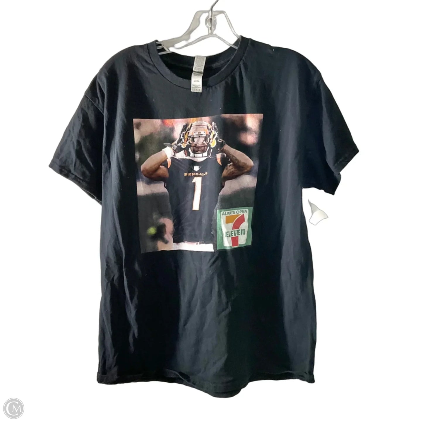 Top Short Sleeve By Gildan In Black, Size: L