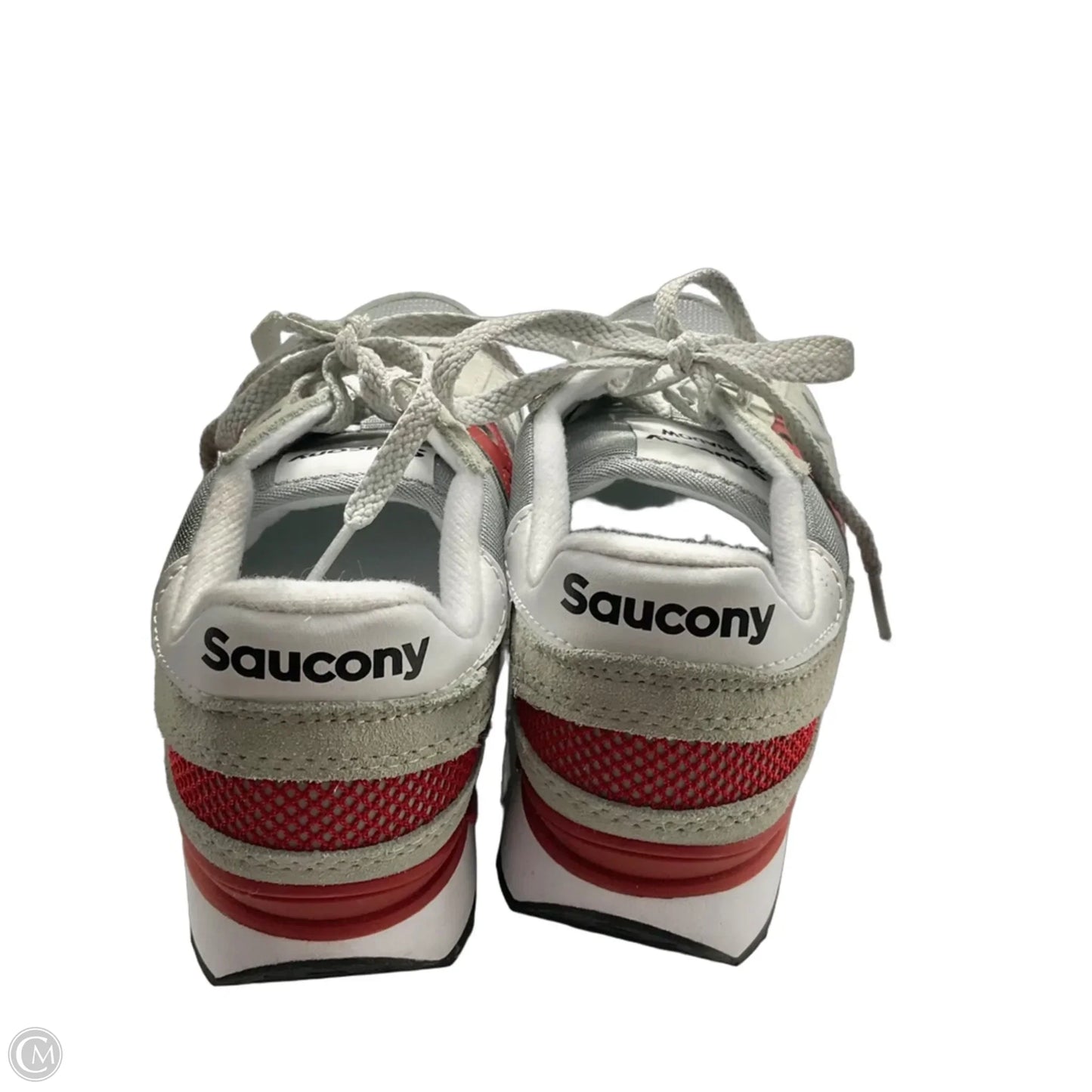 Shoes Sneakers By Saucony In Grey & Red, Size: 7