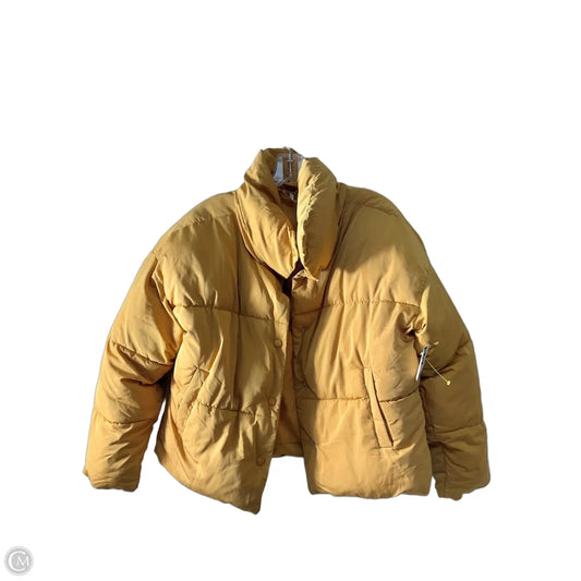 Coat Puffer & Quilted By Free People In Orange, Size: Xs
