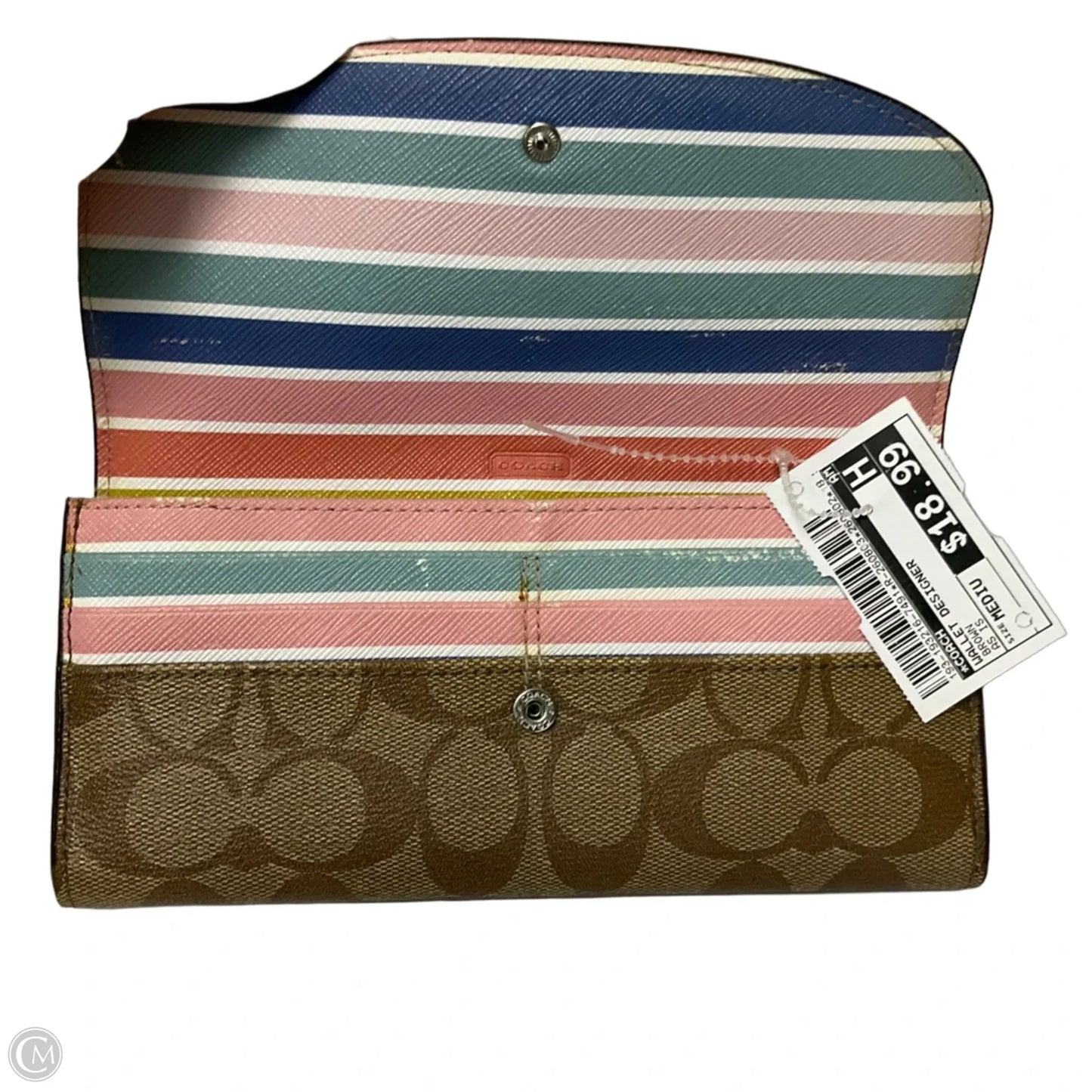 Wallet Designer By Coach, Size: Medium