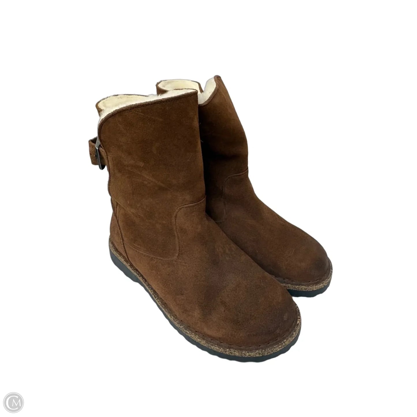 Boots Ankle Flats By Birkenstock In Brown, Size: 5