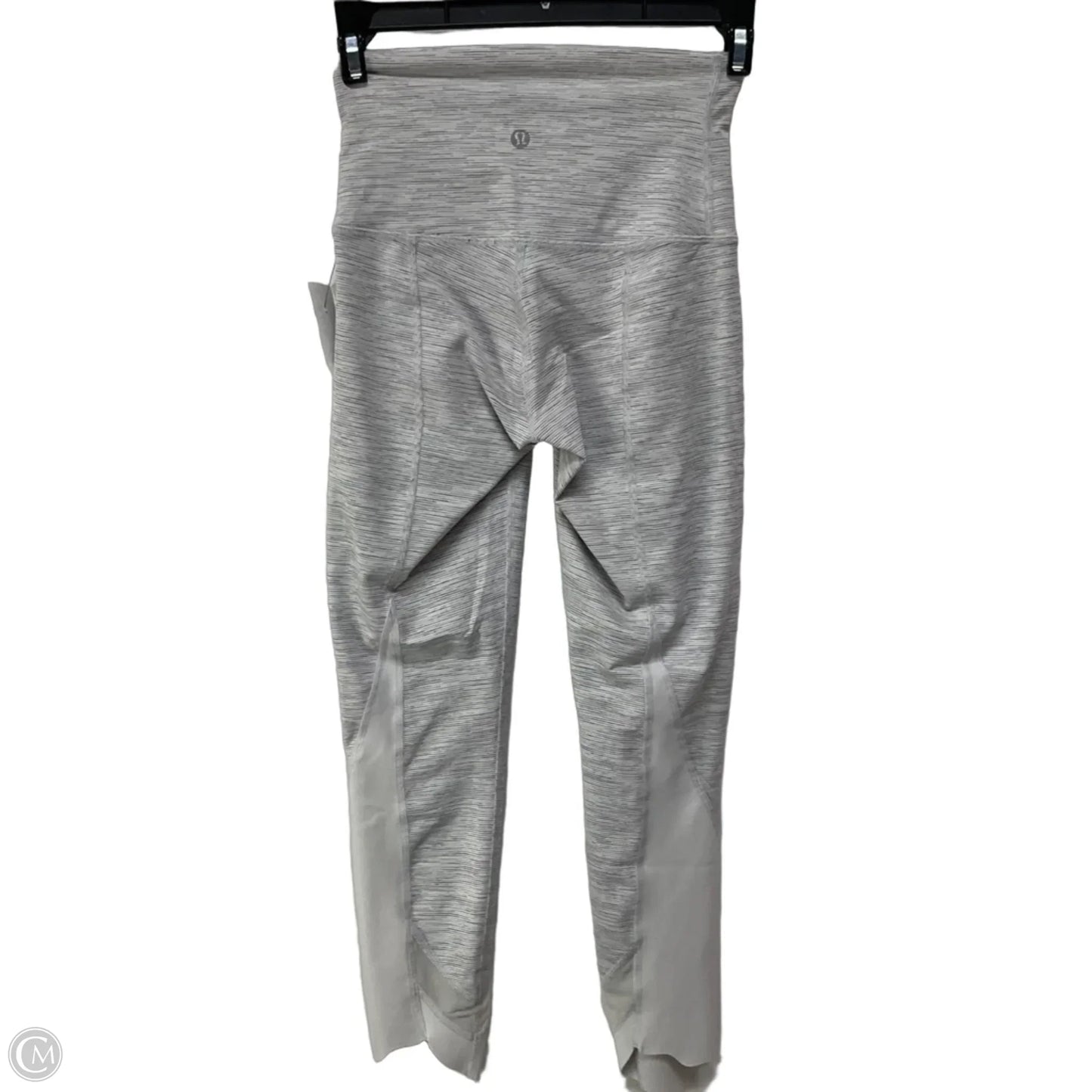Athletic Leggings By Lululemon In Grey, Size: S