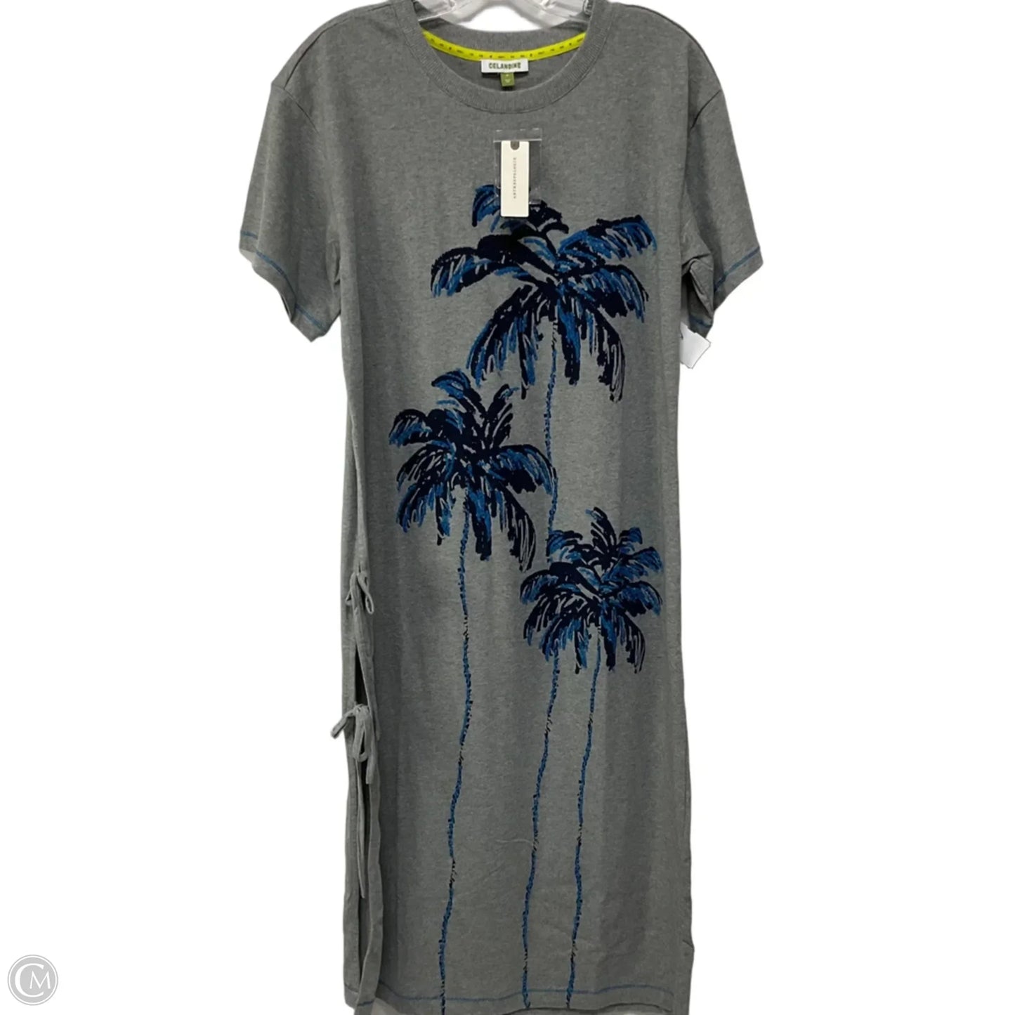 Dress Casual Midi By Cma In Grey, Size: M