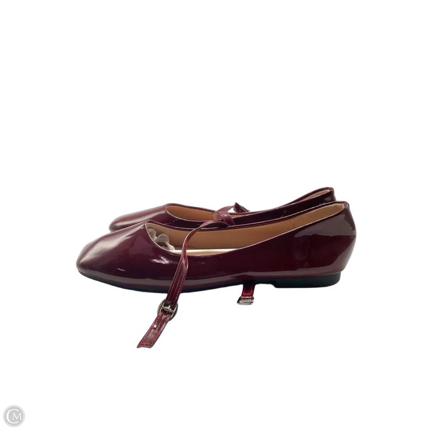 Shoes Flats By Clothes Mentor In Red, Size: 8