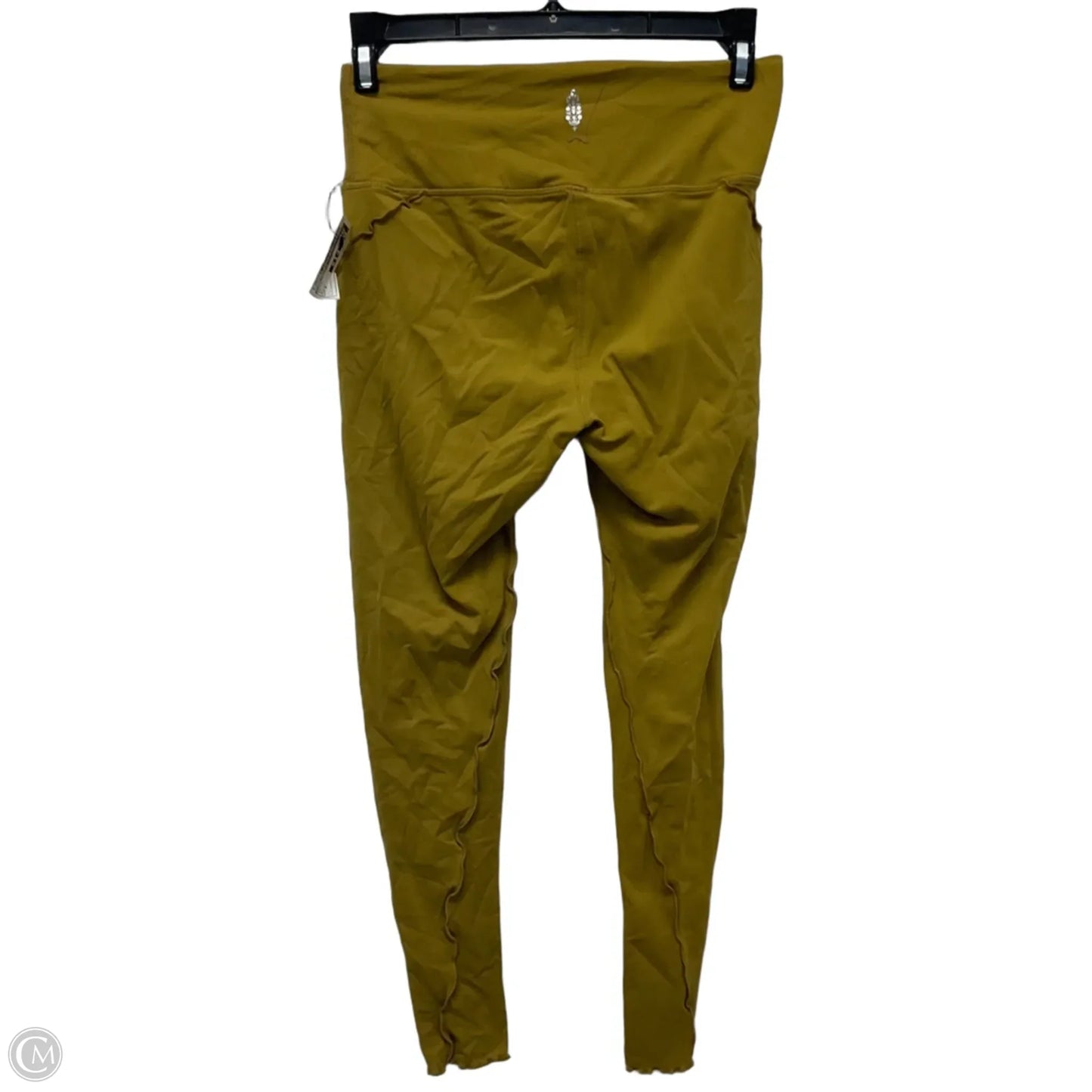 Athletic Leggings By Free People In Yellow, Size: S