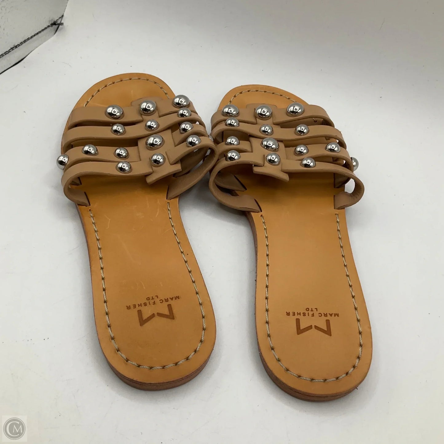 Sandals Flats By Marc Fisher In Tan, Size: 7