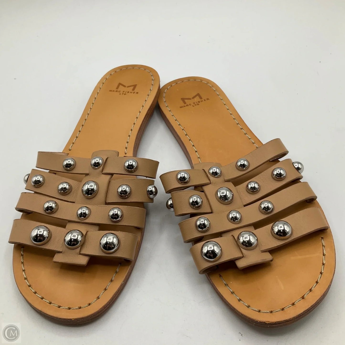 Sandals Flats By Marc Fisher In Tan, Size: 7