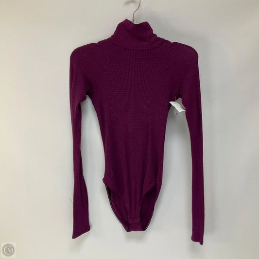 Top Long Sleeve By Free People In Purple, Size: Xs