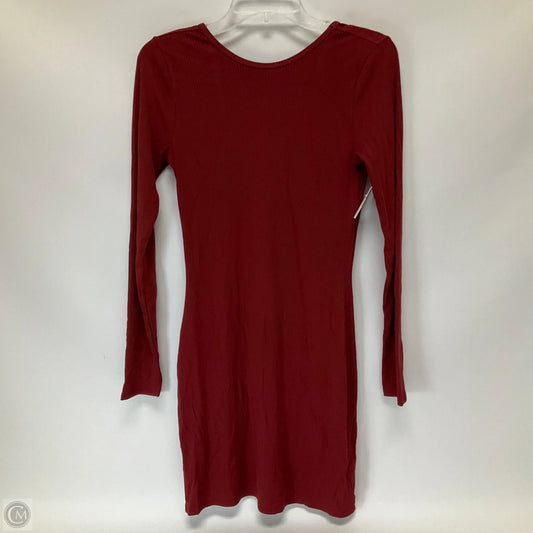 Dress Casual Short By Abercrombie And Fitch In Red, Size: S
