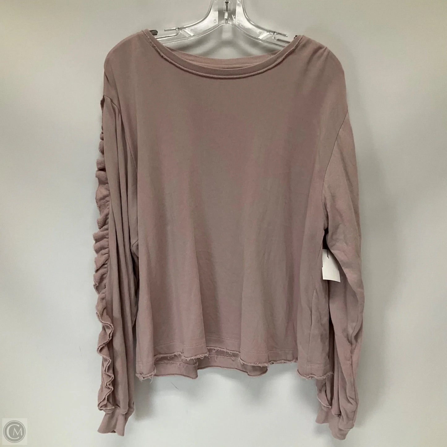 Top Long Sleeve By Grey State In Purple, Size: M
