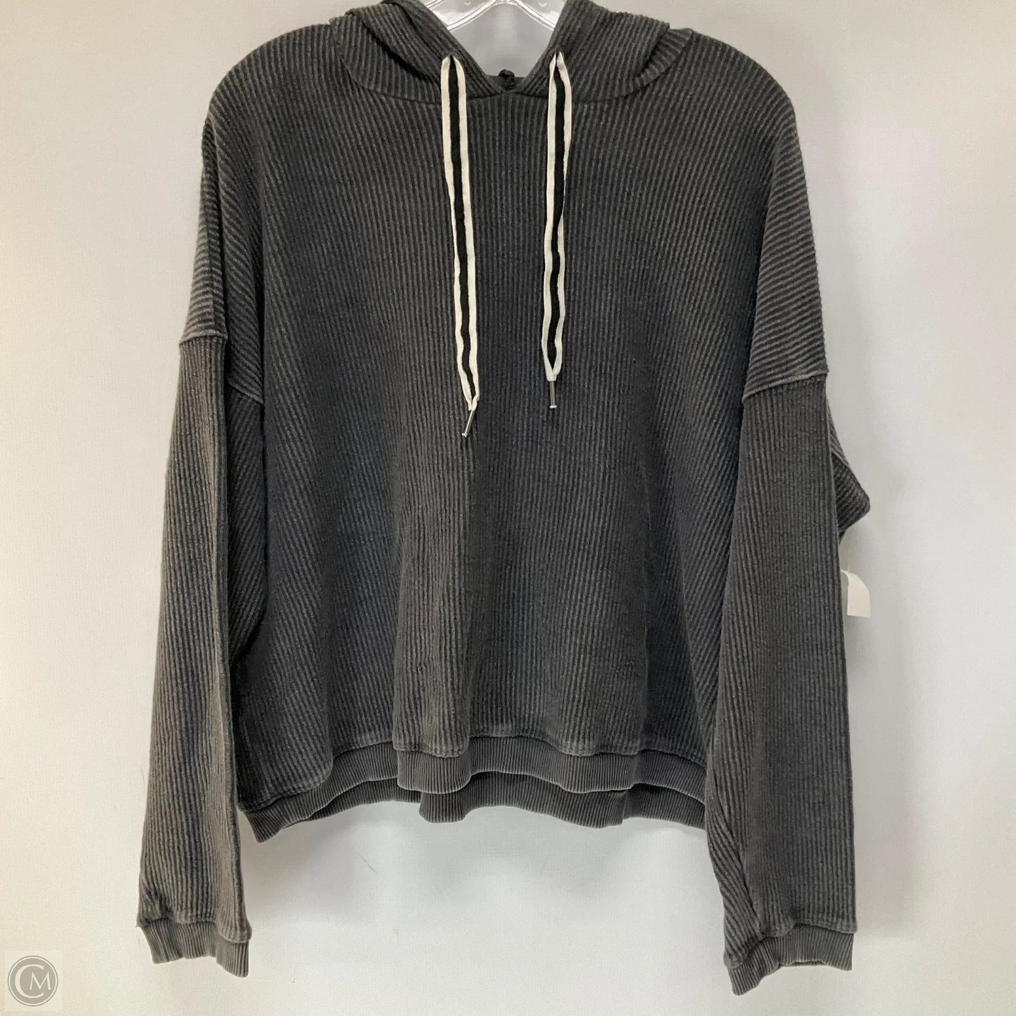 Sweatshirt Hoodie By Aerie In Black, Size: L