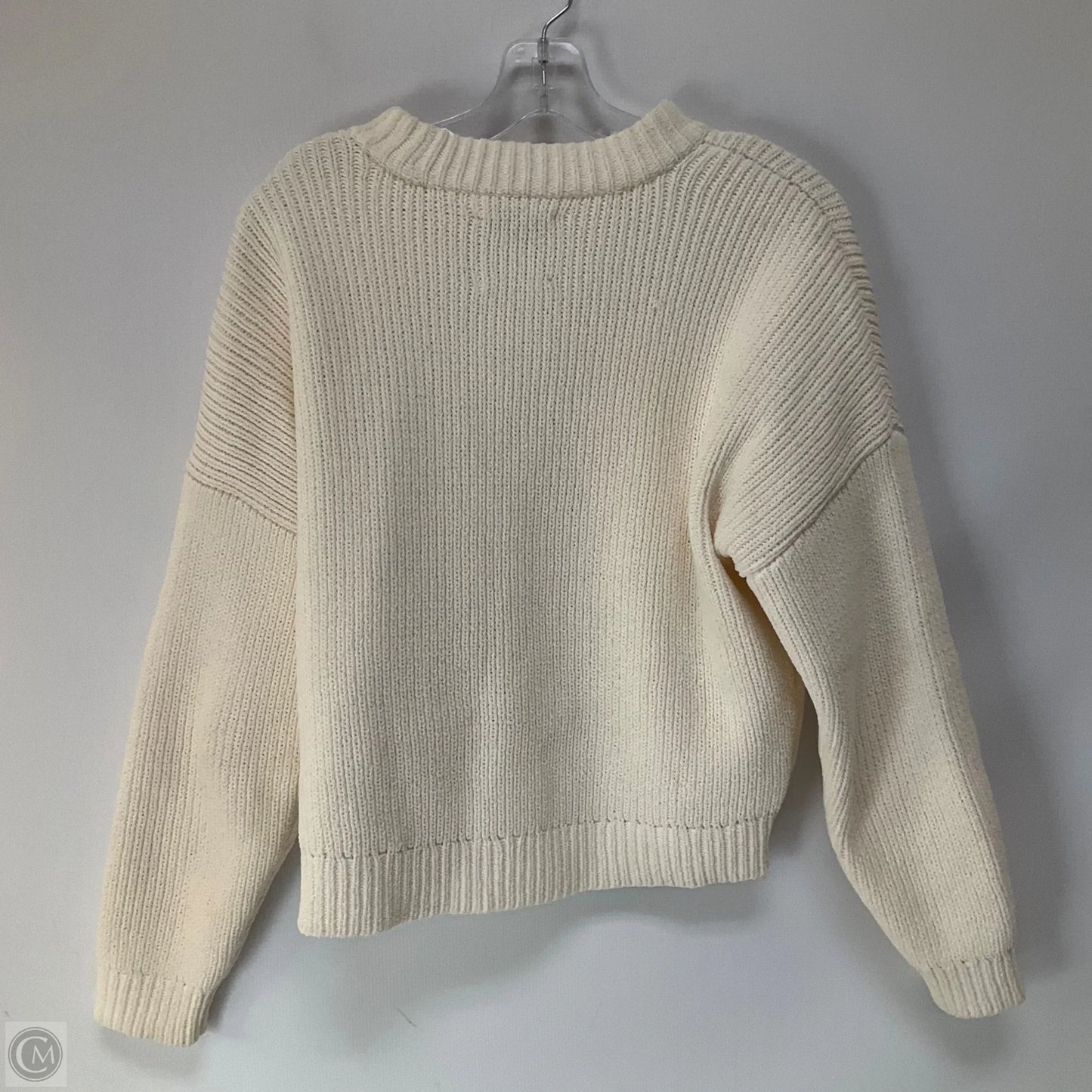 Sweater By Abercrombie And Fitch In Cream, Size: S