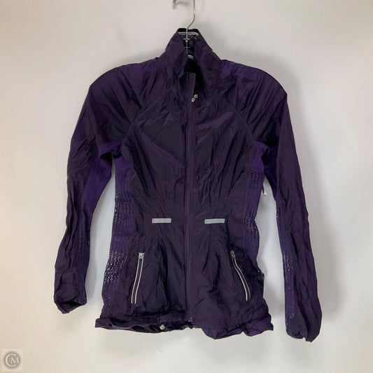 Athletic Jacket By Lululemon In Purple, Size: 2