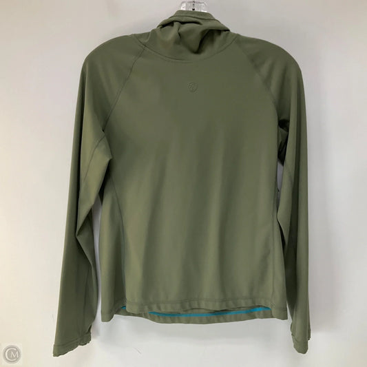 Athletic Top Long Sleeve Hoodie By Cmc In Green, Size: S