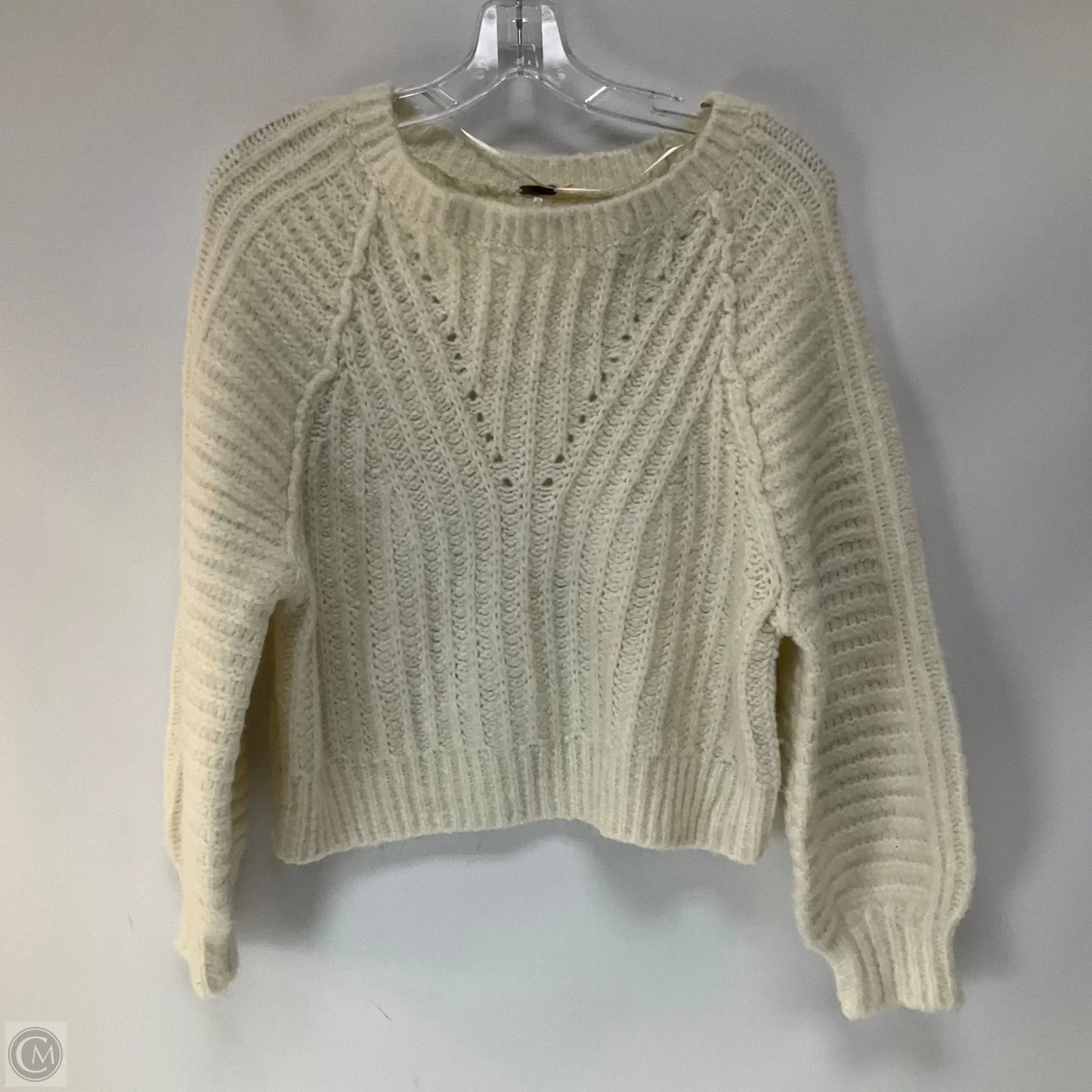 Sweater By Free People In Cream, Size: Xs
