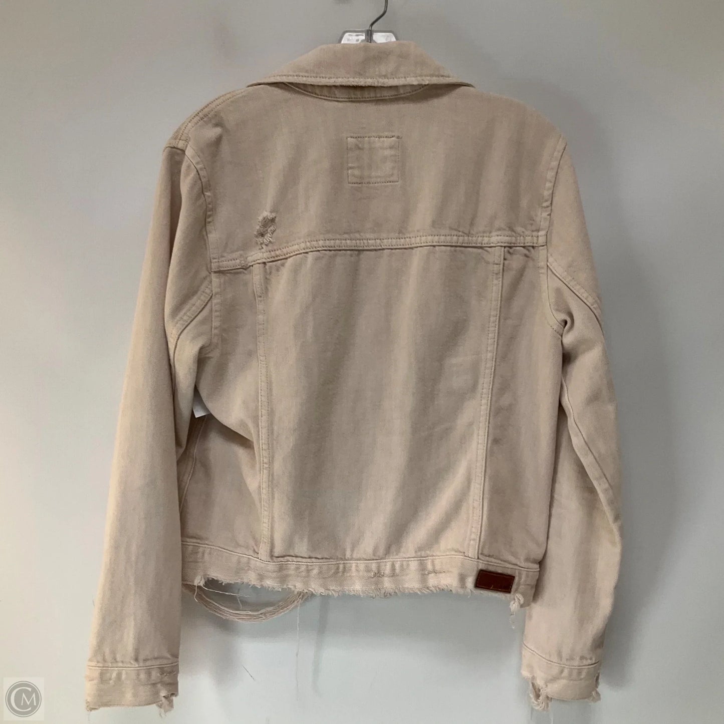 Jacket Denim By Abercrombie And Fitch In Pink, Size: L