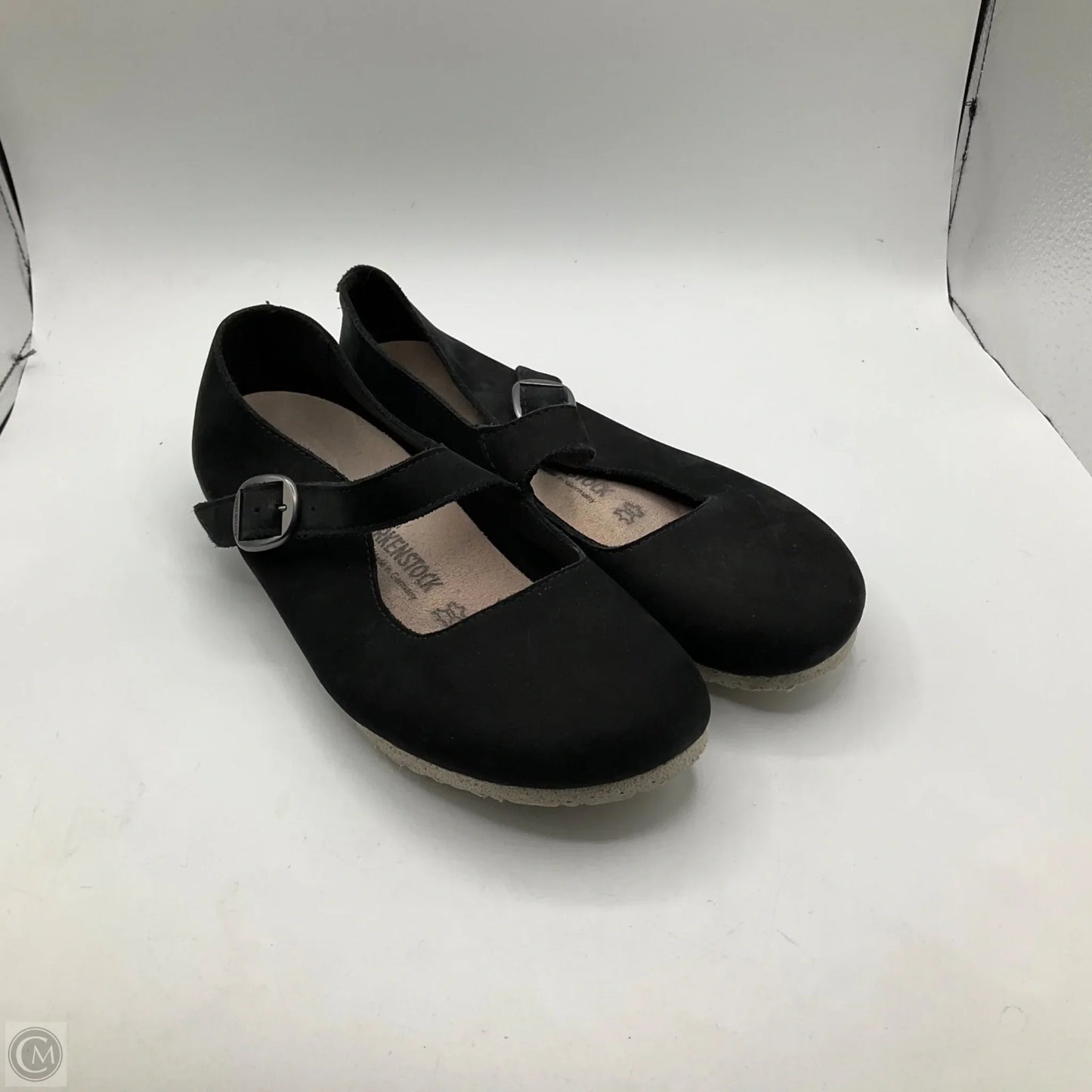 Shoes Flats By Birkenstock In Black, Size: 10
