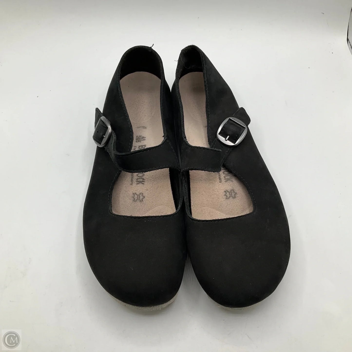 Shoes Flats By Birkenstock In Black, Size: 10