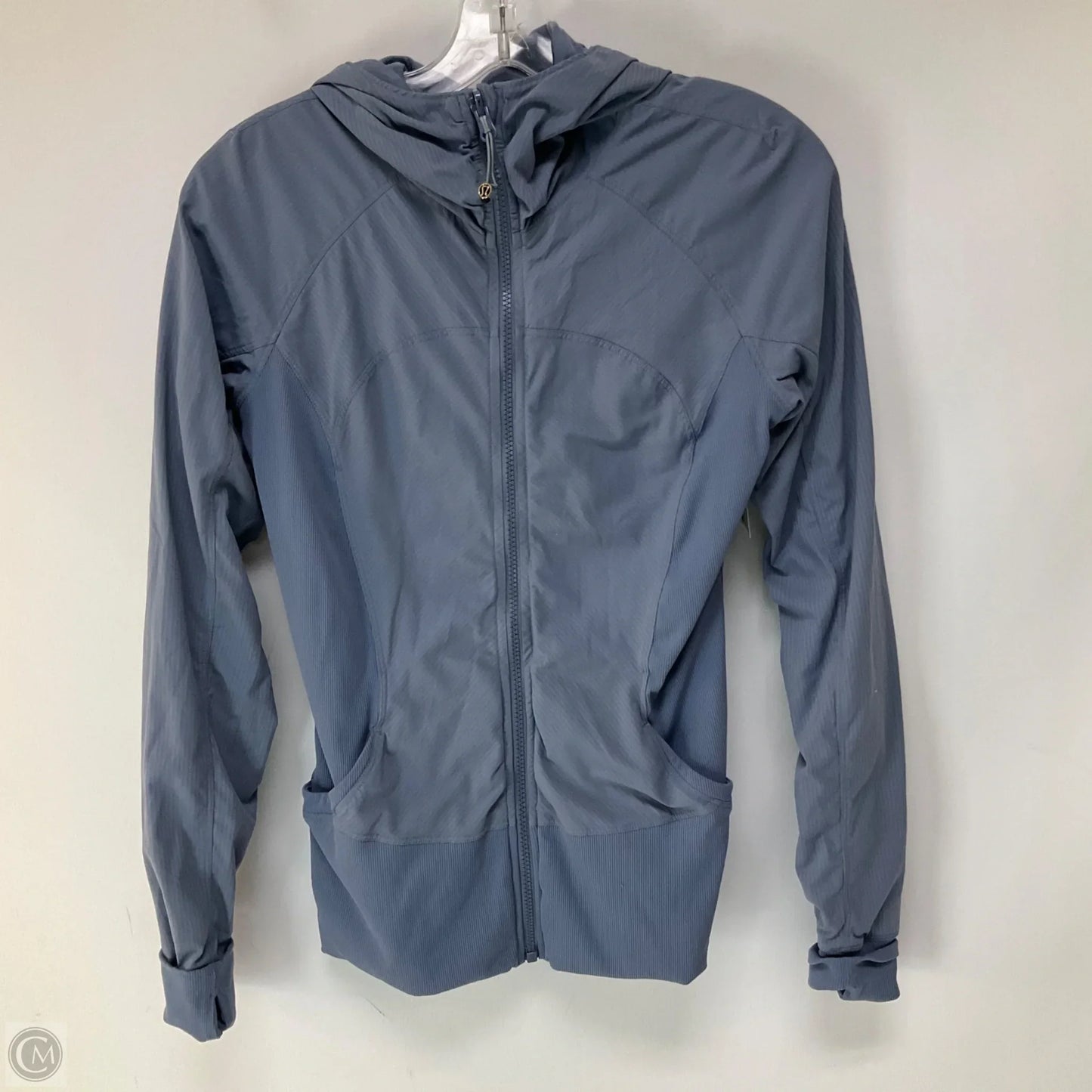 Athletic Jacket By Lululemon In Blue, Size: 8