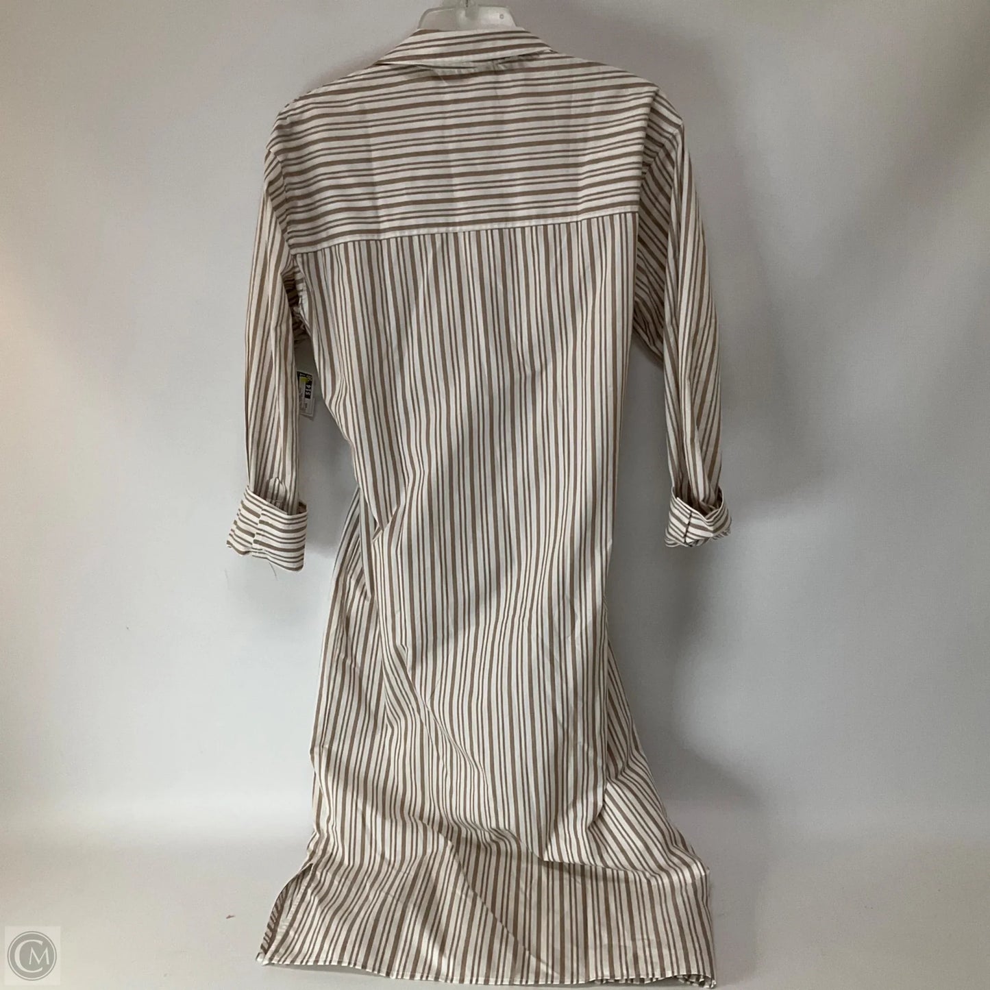 Dress Casual Midi By Abercrombie And Fitch In Striped Pattern, Size: Xxs