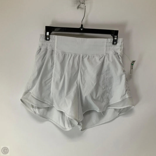Athletic Shorts By Lululemon In White, Size: 8