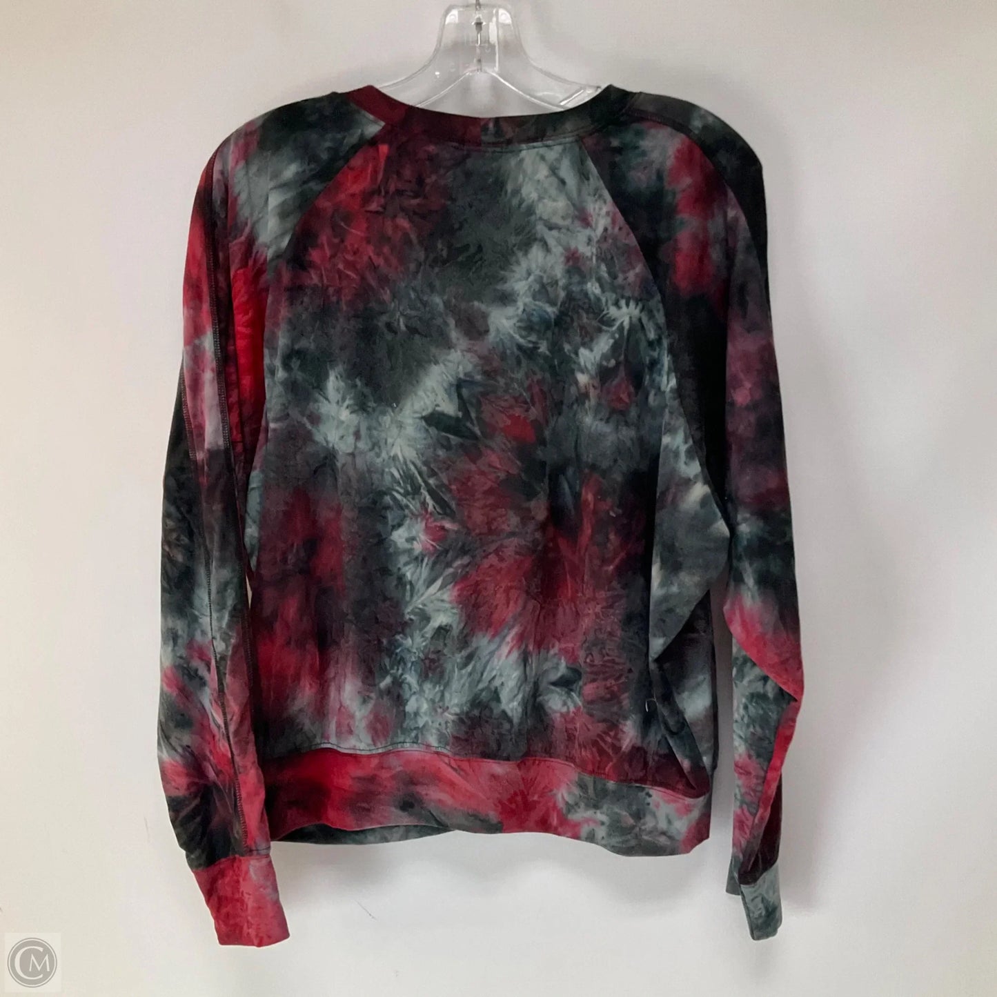 Top Long Sleeve By Peyton Jensen In Tie Dye Print, Size: M