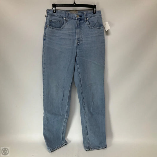 Jeans Straight By Everlane In Blue Denim, Size: 4