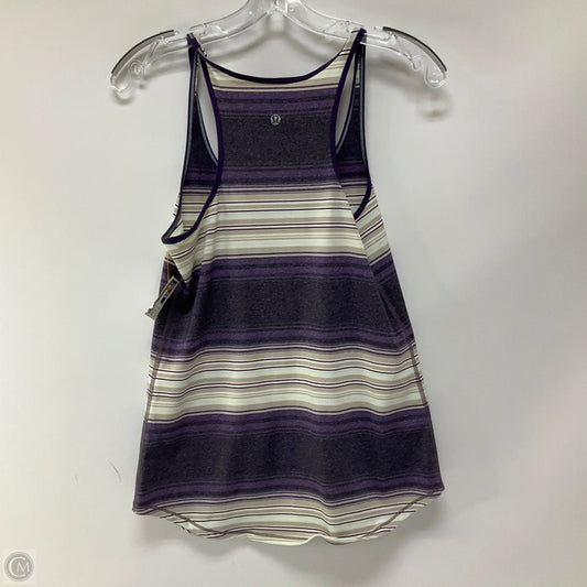 Athletic Tank Top By Lululemon In Purple, Size: S