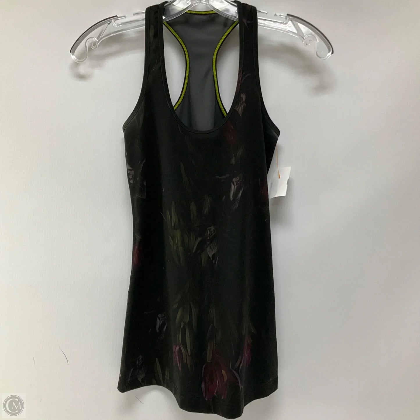 Athletic Tank Top By Lululemon In Floral Print, Size: S