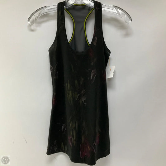 Athletic Tank Top By Lululemon In Floral Print, Size: S