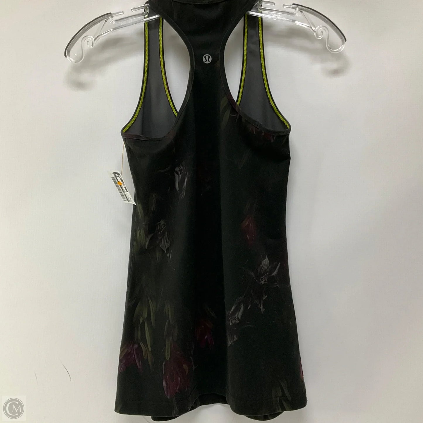 Athletic Tank Top By Lululemon In Floral Print, Size: S