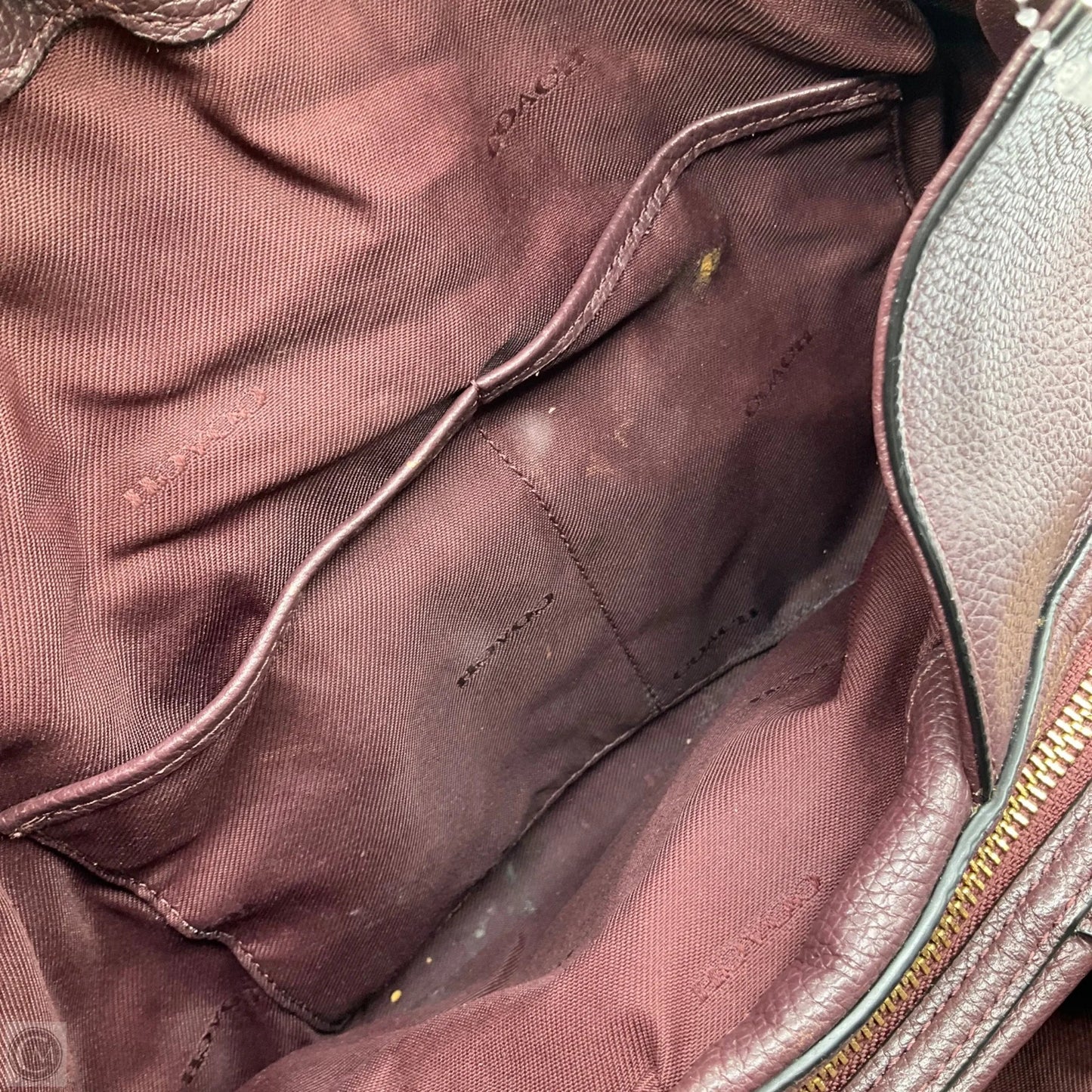 Handbag Designer By Coach, Size: Medium