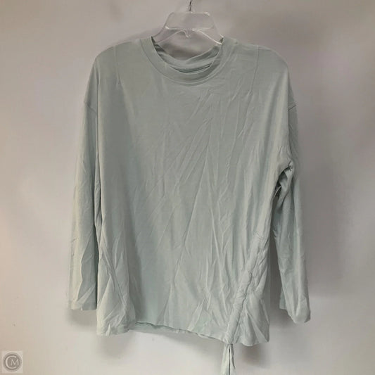 Athletic Top Long Sleeve Crewneck By Lululemon In Blue, Size: M