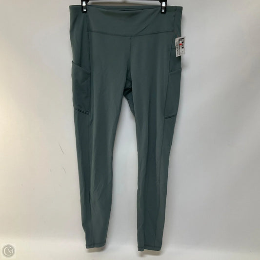 Athletic Leggings By Lululemon In Teal, Size: 10