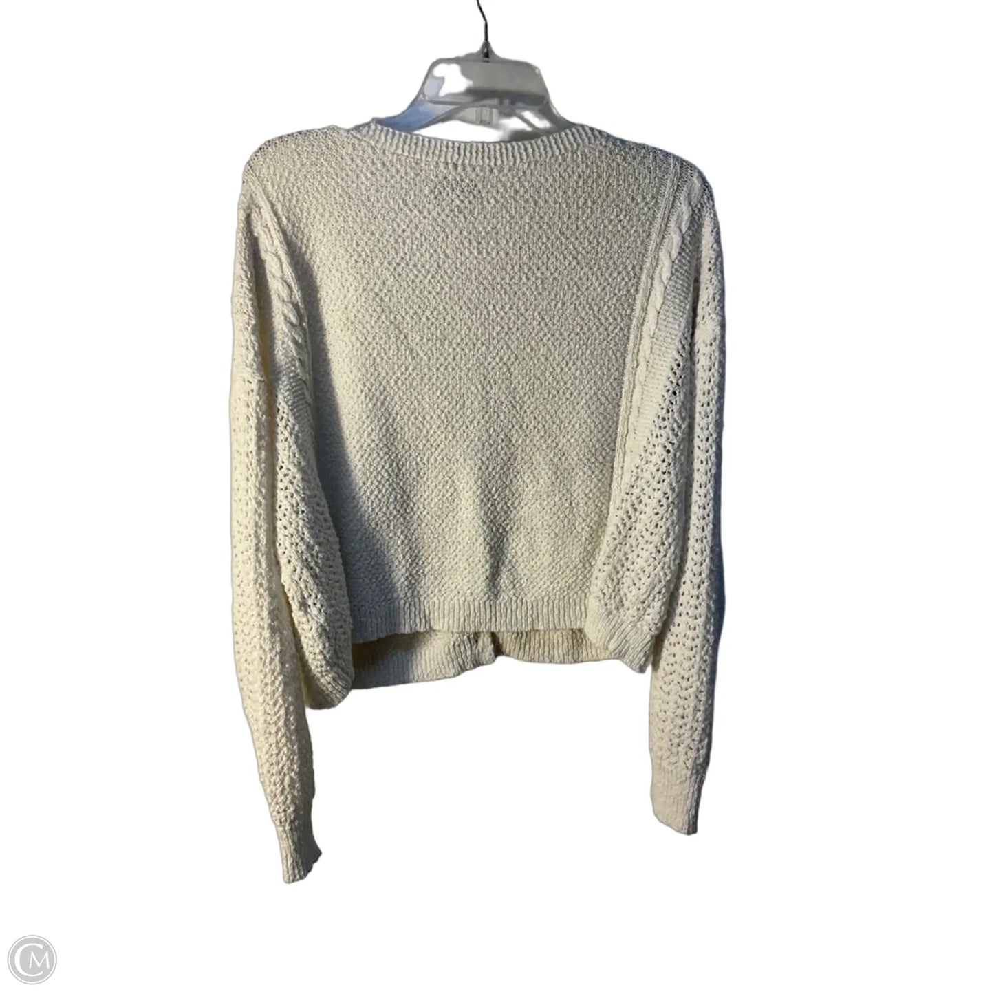 Cardigan By Lucky Brand In White, Size: L