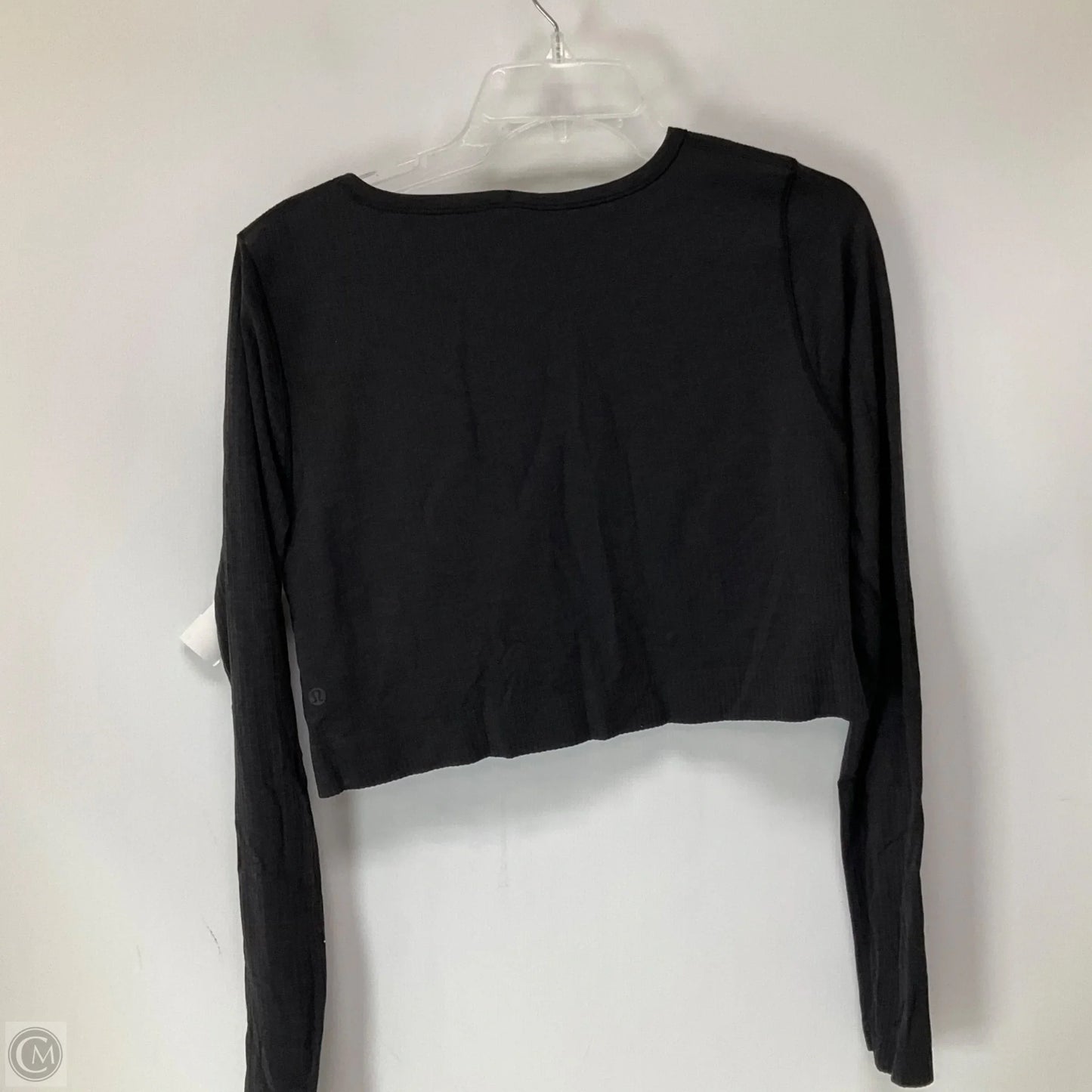Athletic Top Long Sleeve Crewneck By Lululemon In Grey, Size: 12