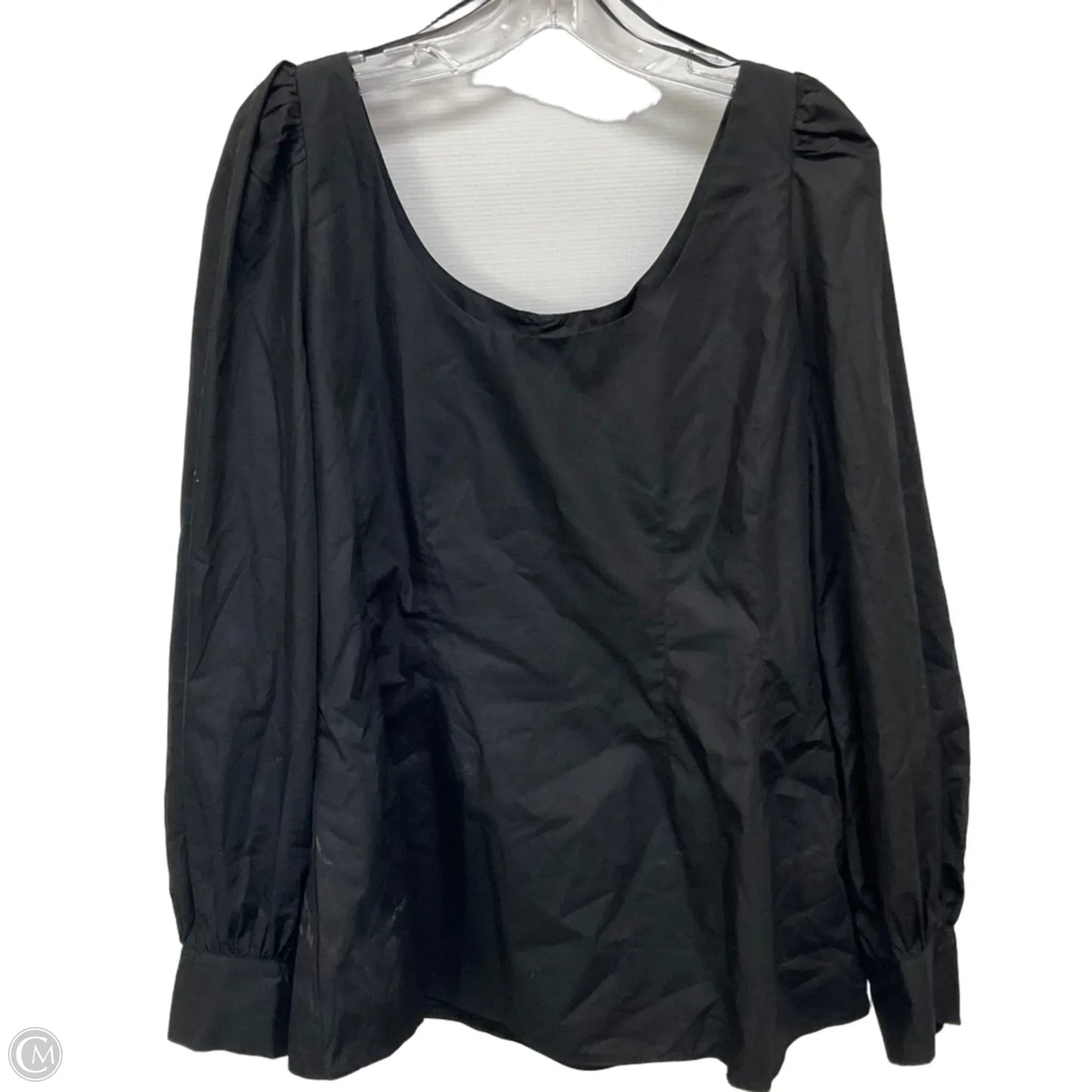 Top Long Sleeve By Pomander Place In Black, Size: Xl