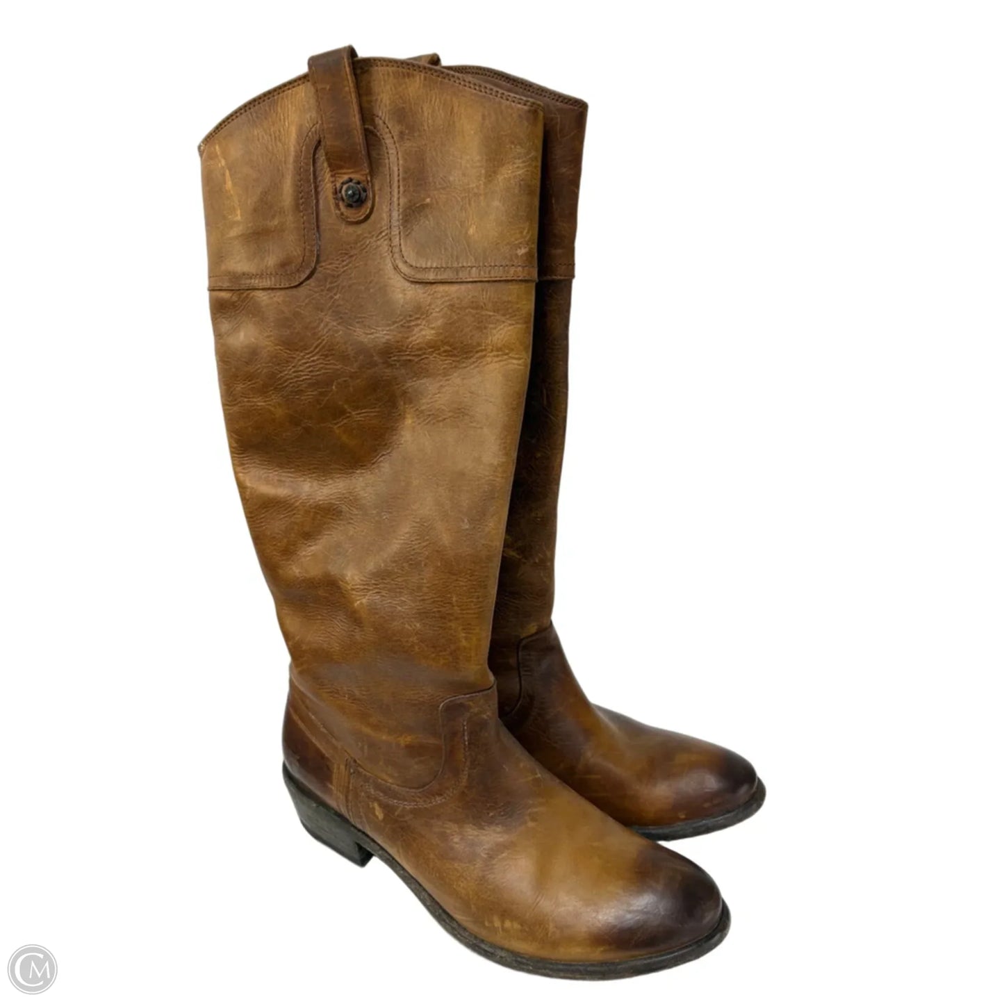 Boots Designer By Frye In Brown, Size: 11