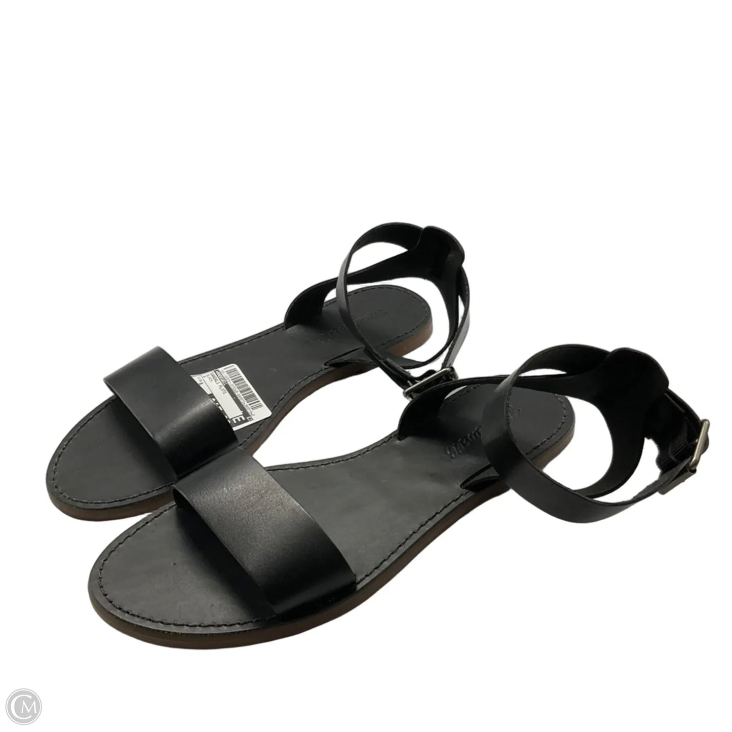 Sandals Flats By Madewell In Black, Size: 8