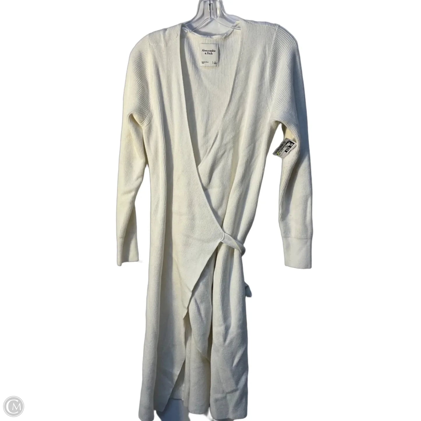 Dress Sweater By Abercrombie And Fitch In Cream, Size: L