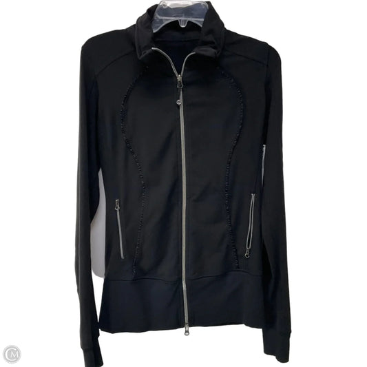 Athletic Jacket By Lululemon In Black, Size: 6